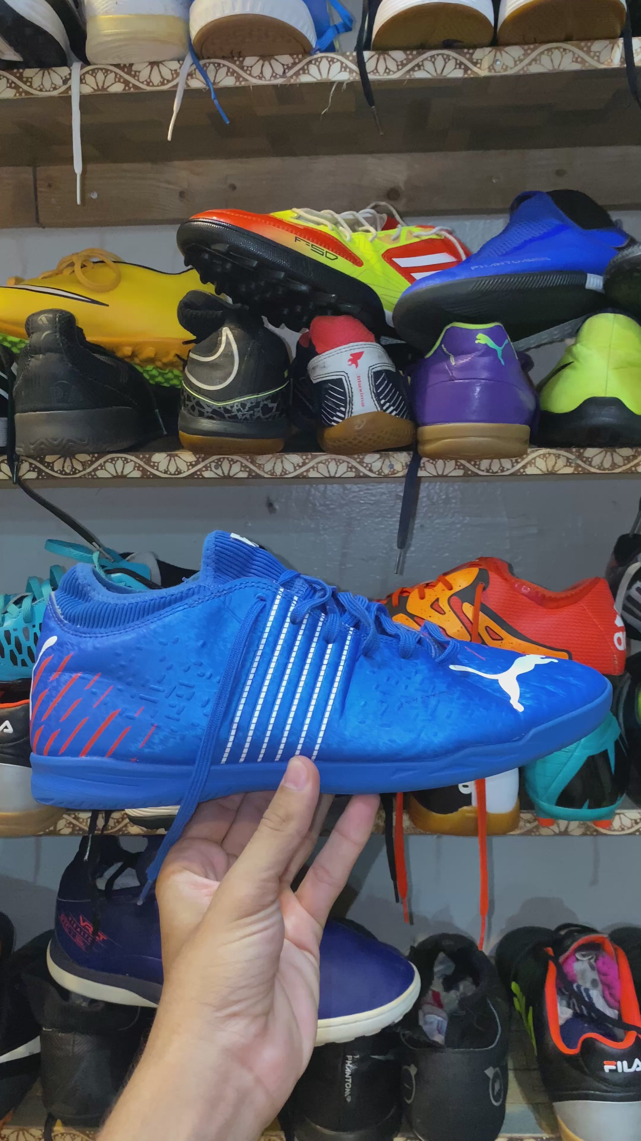 Puma Future Play IT – Blue/White/Fast Yellow