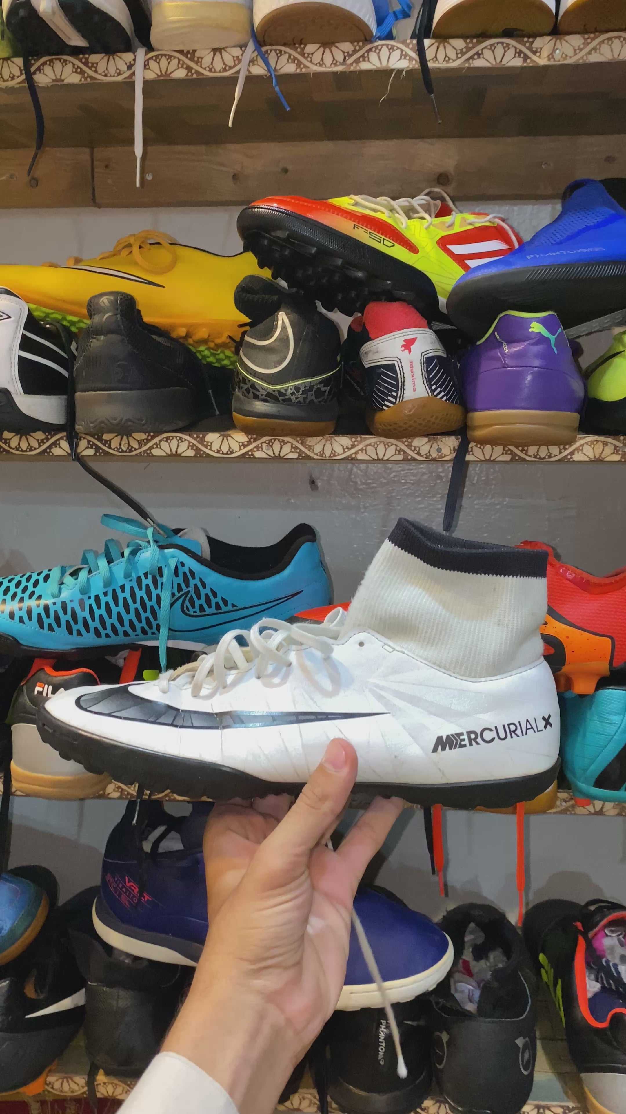 Nike MercurialX Superfly 6 Academy TF – White/Black